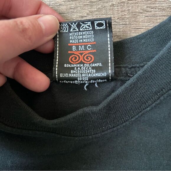 Vintage HARLEY-DAVIDSON Cabo San Lucas Baja, Mexico Graphic T-Shirt - Large - Picture 4 of 6